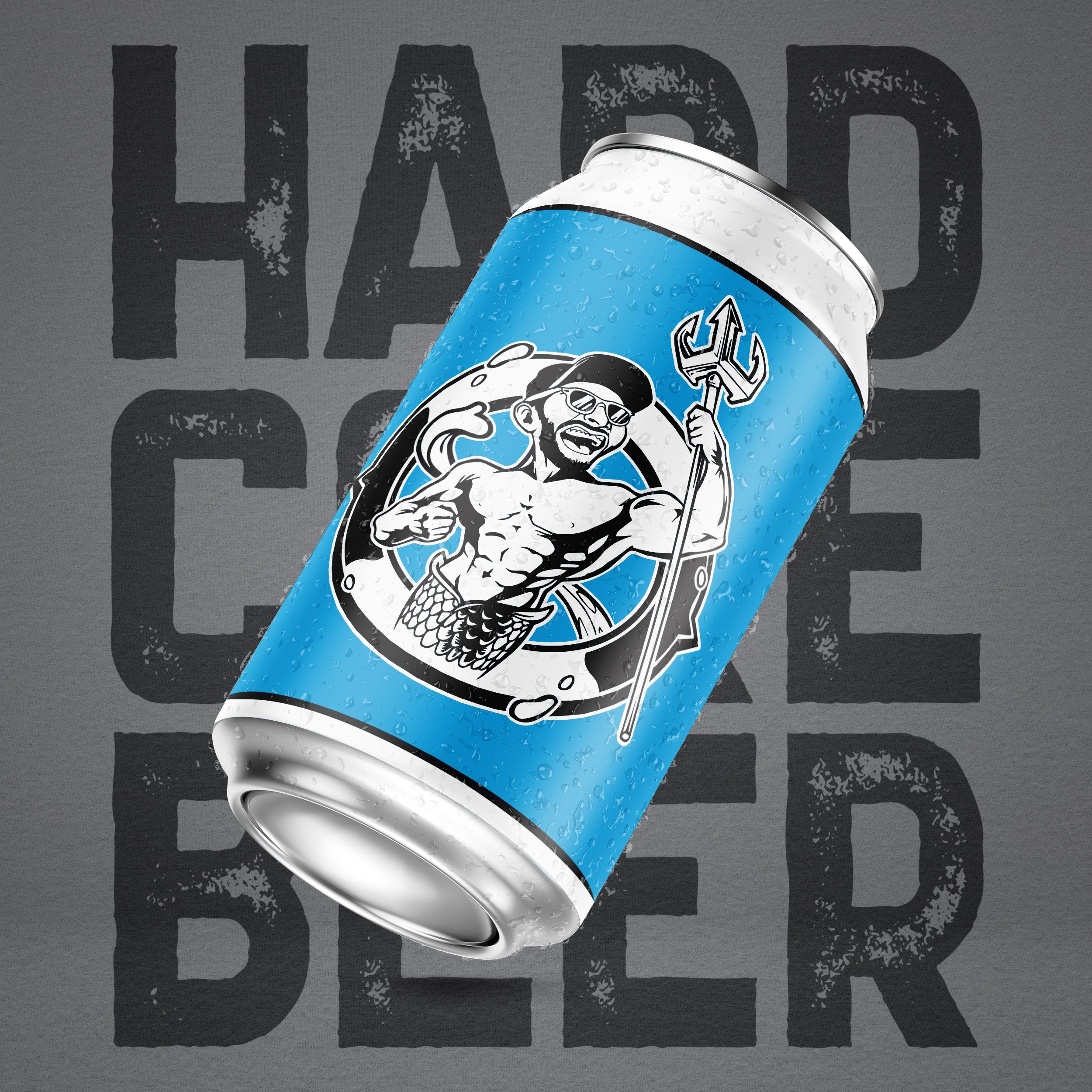 MEADOWRAVE AKA JEFQON x HARD CORE BEER - LTD EDITION CRAFT BEER & CUSTOM BEER CAN LABEL DESIGN BY DESIGNIFICANCE - hardcorebeer.nl - Premium craft beer for Hardcore Heads worldwide.